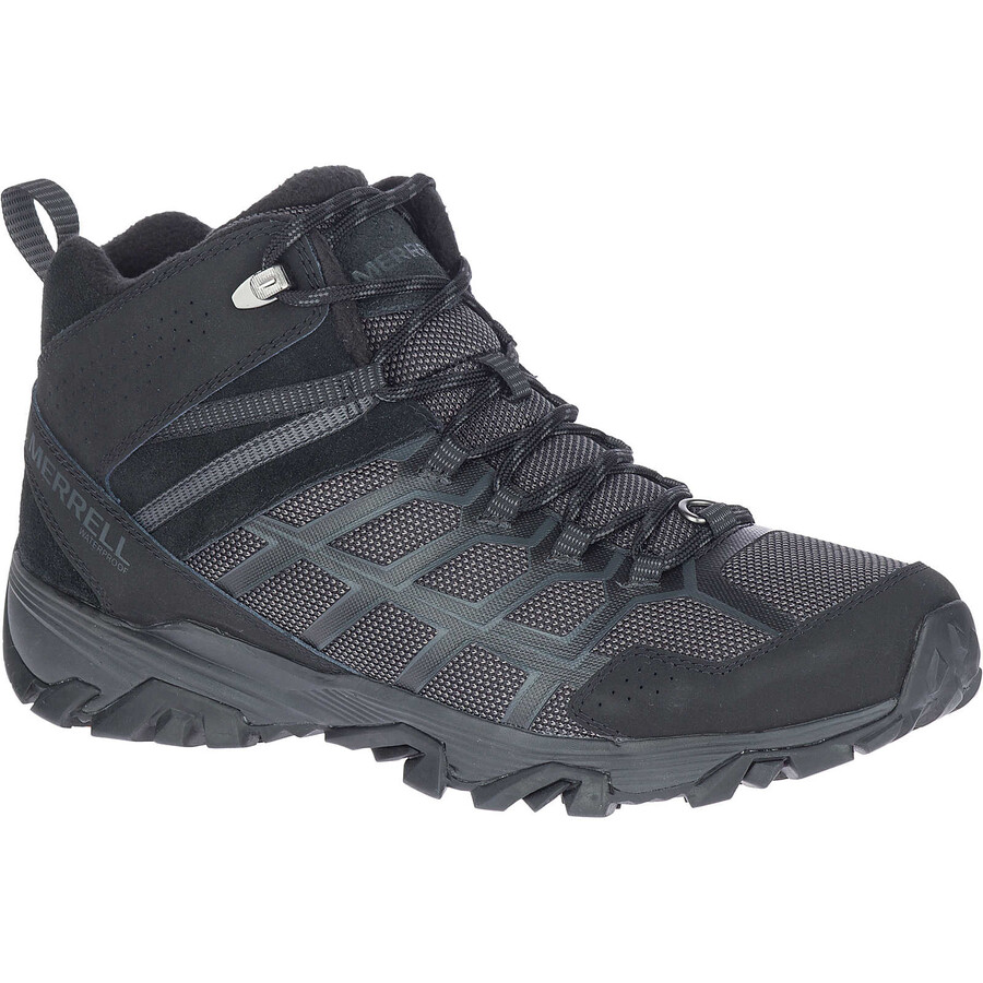 men - moab fst 3 thermo mid waterproof - boots black