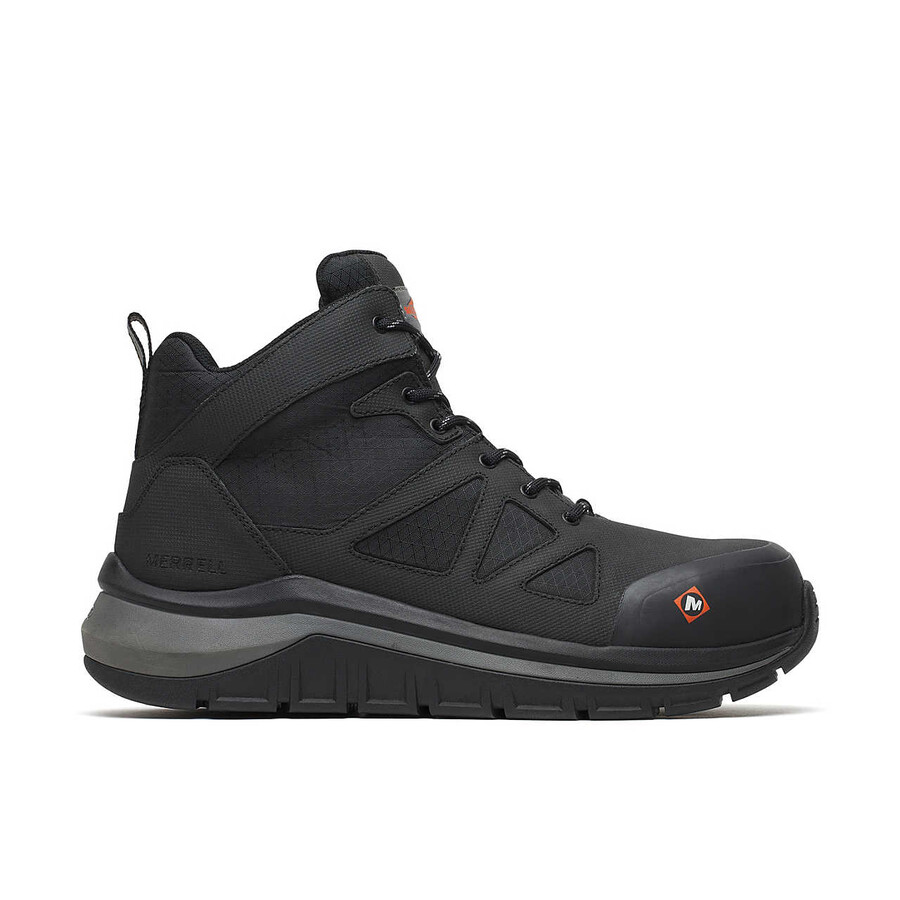 fullbench speed mid carbon fiber work boot wolverine black