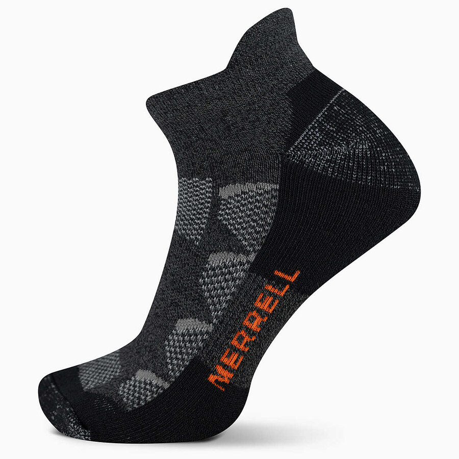 moab hiker low cut sock - socks charcoal