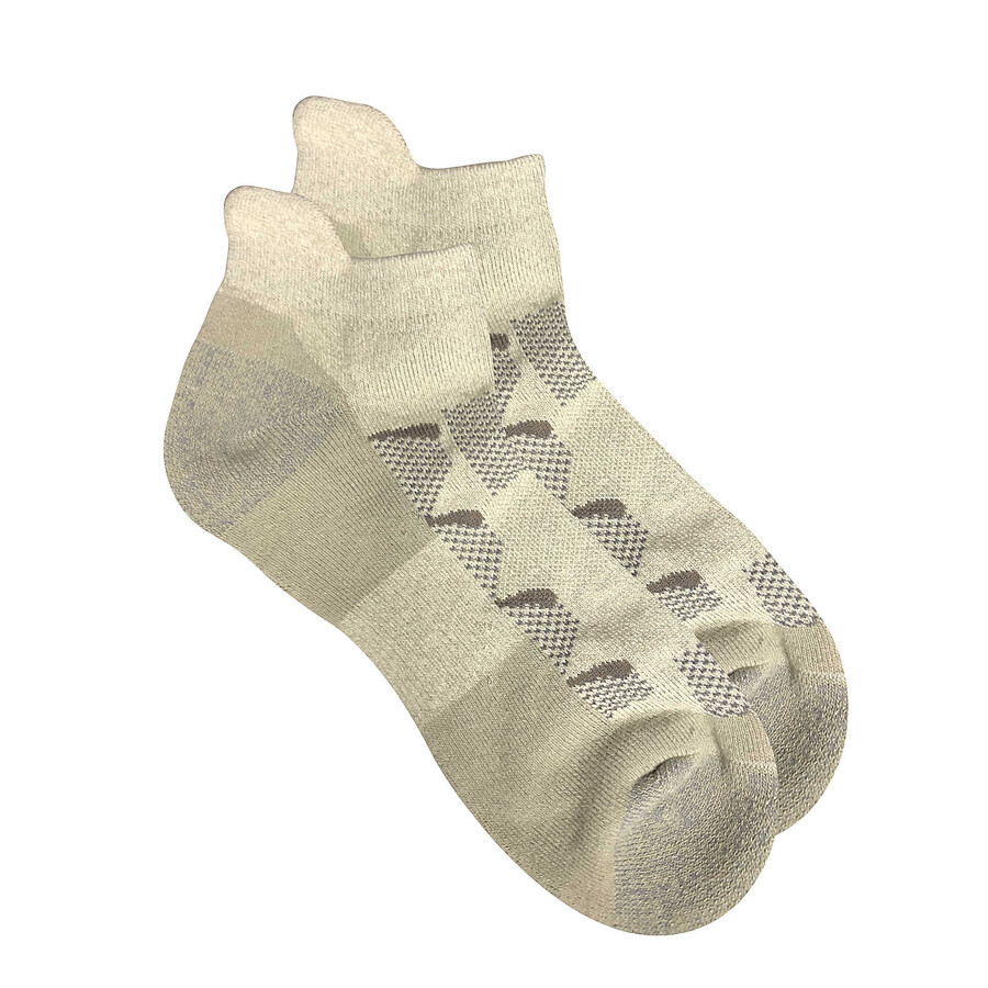 moab hiker low cut sock - socks oatmeal