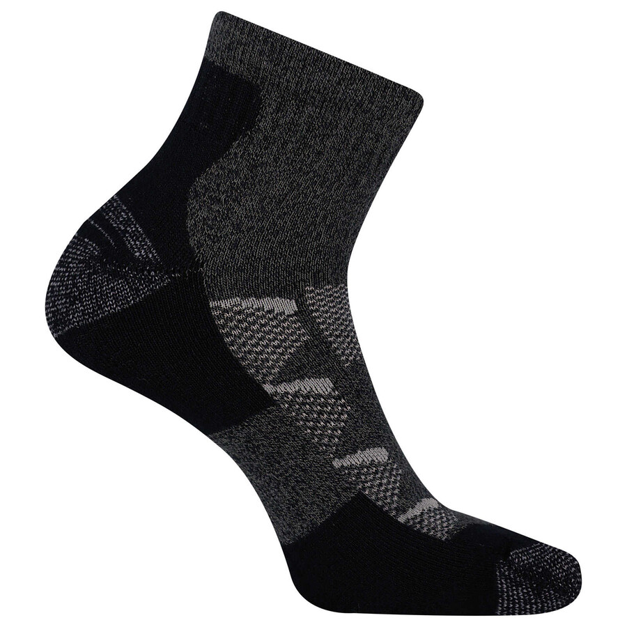 moab hiking quarter sock - socks charcoal