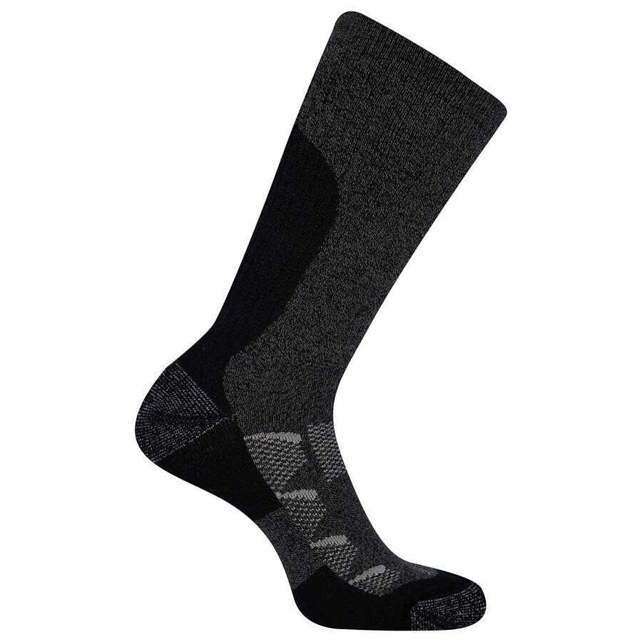 moab hiker crew sock - socks charcoal