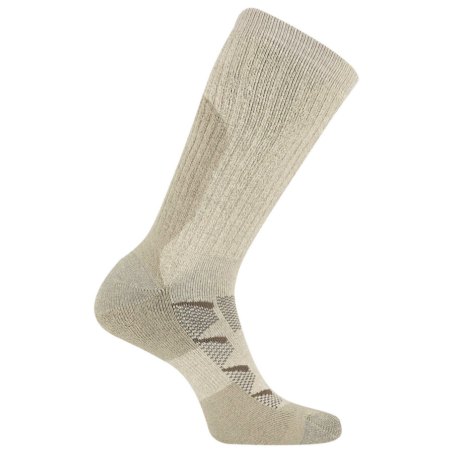 moab hiker crew sock - socks oatmeal