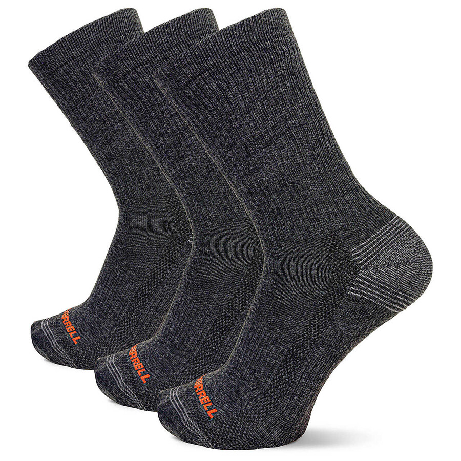 recycled everyday crew sock 3 pack - socks black