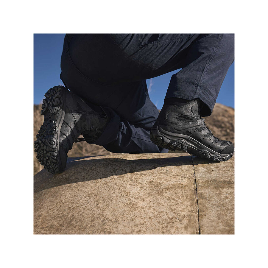 men moab 3 8 tactical zip waterproof boot black