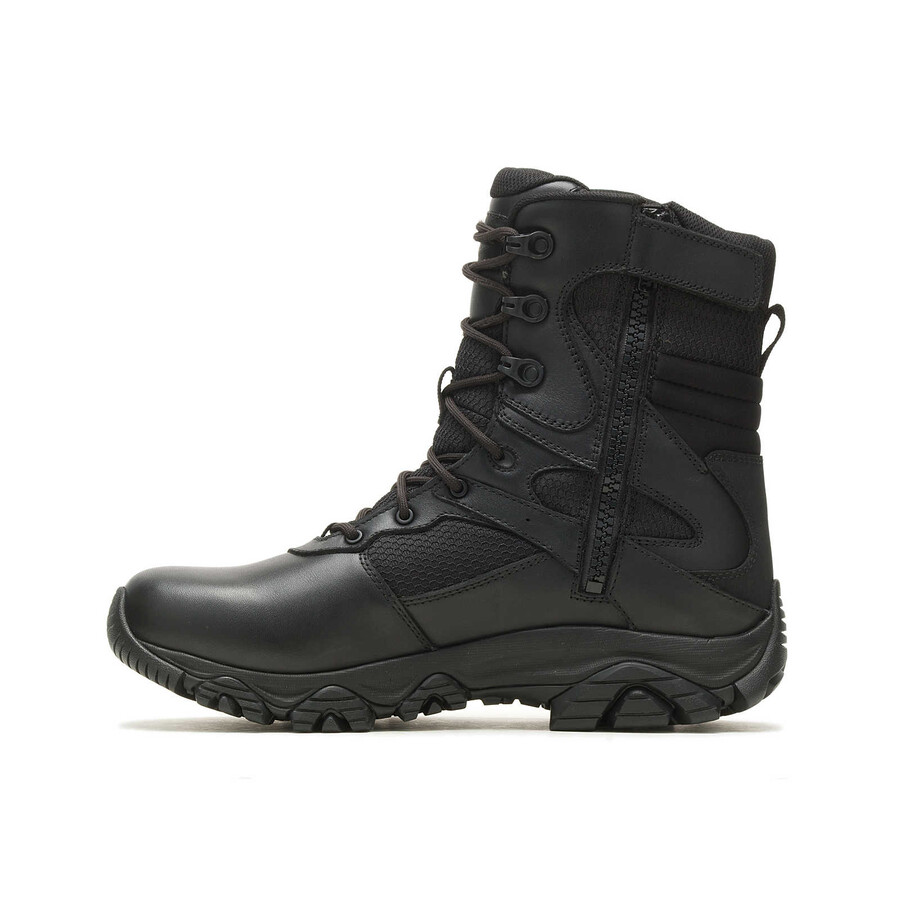 men moab 3 8 tactical zip waterproof wide boots black
