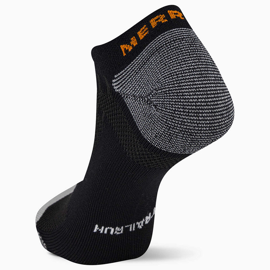 trail runner lightweight no show sock - socks black