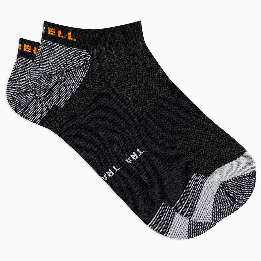 trail runner lightweight no show sock - socks black