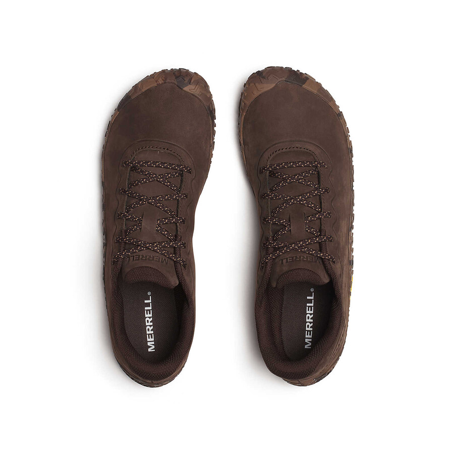 men vapor glove 6 leather barefoot shoes coffee