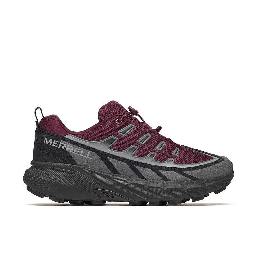 unisex agility peak 5 trek casual shoes dark cherry