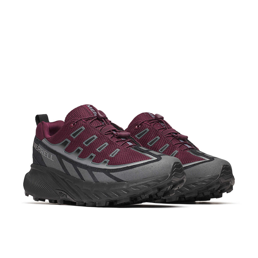 unisex agility peak 5 trek casual shoes dark cherry