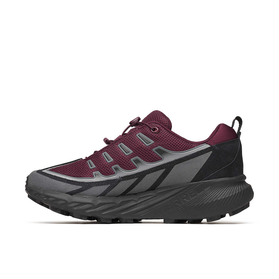 unisex agility peak 5 trek casual shoes dark cherry
