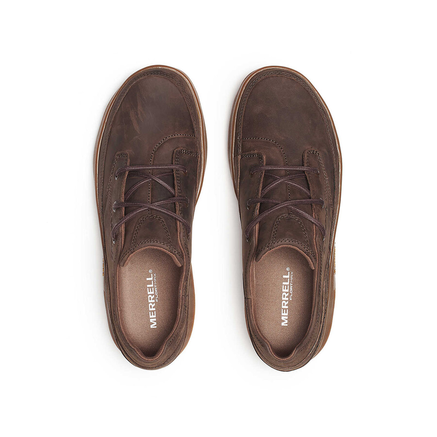 men silvo lace casual shoes coffee