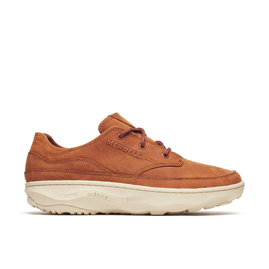 men silvo lace casual shoes cognac