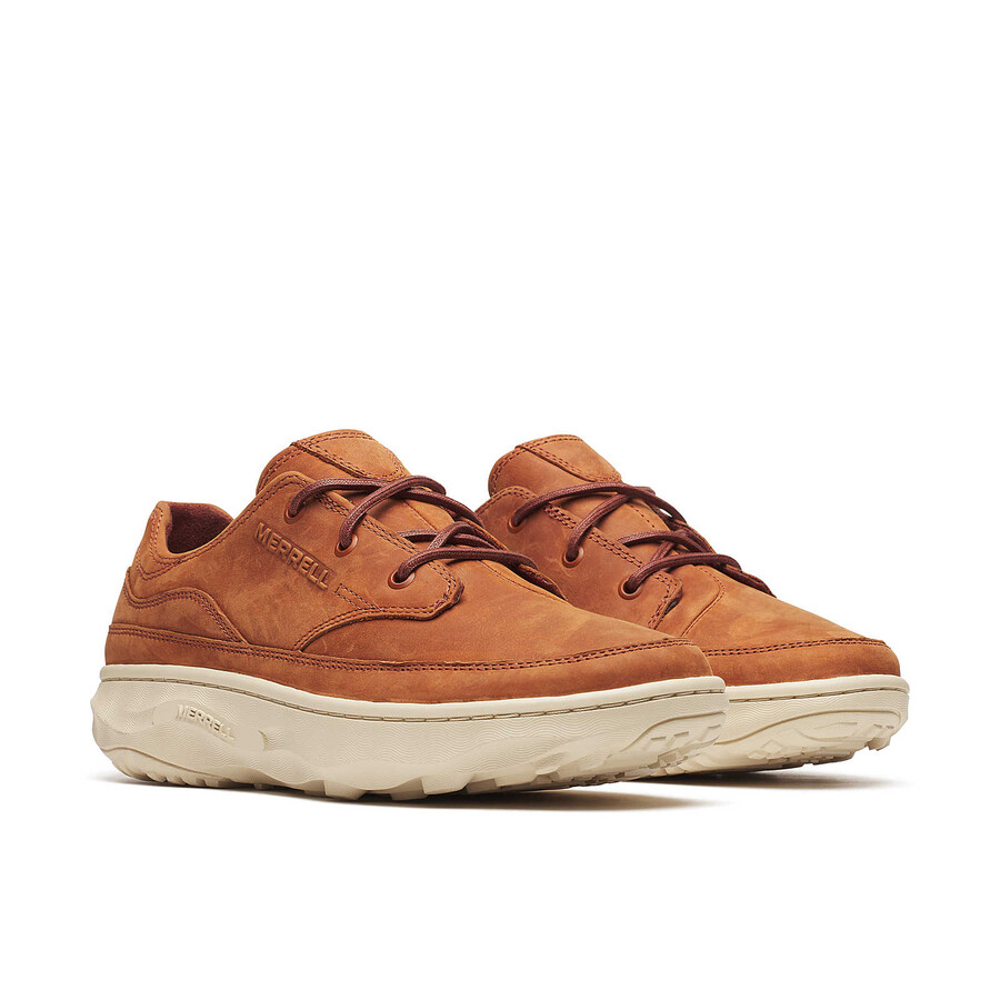 men silvo lace casual shoes cognac
