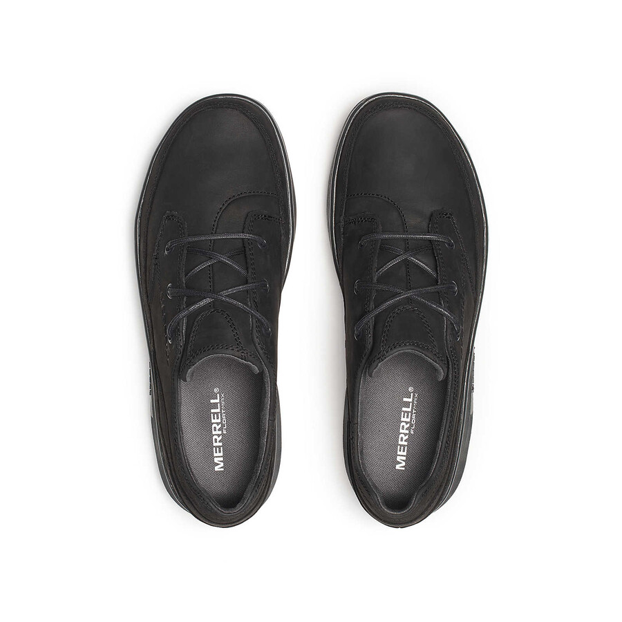 men silvo lace wide width casual shoes black