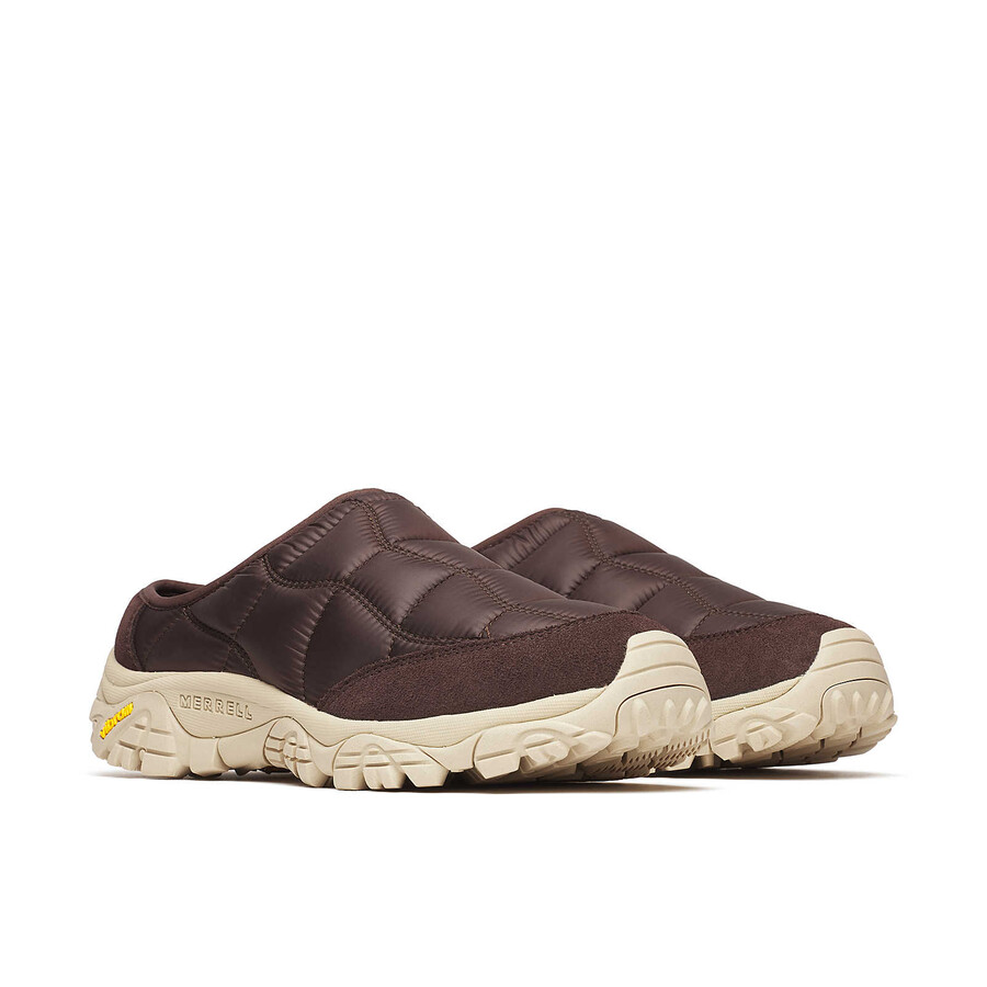 men moab 2 slide quilted se casual slip ons coffee