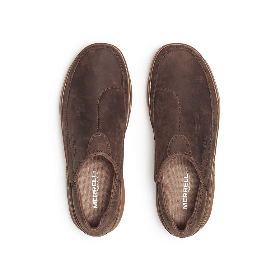 men silvo moc wide width casual slip ons coffee