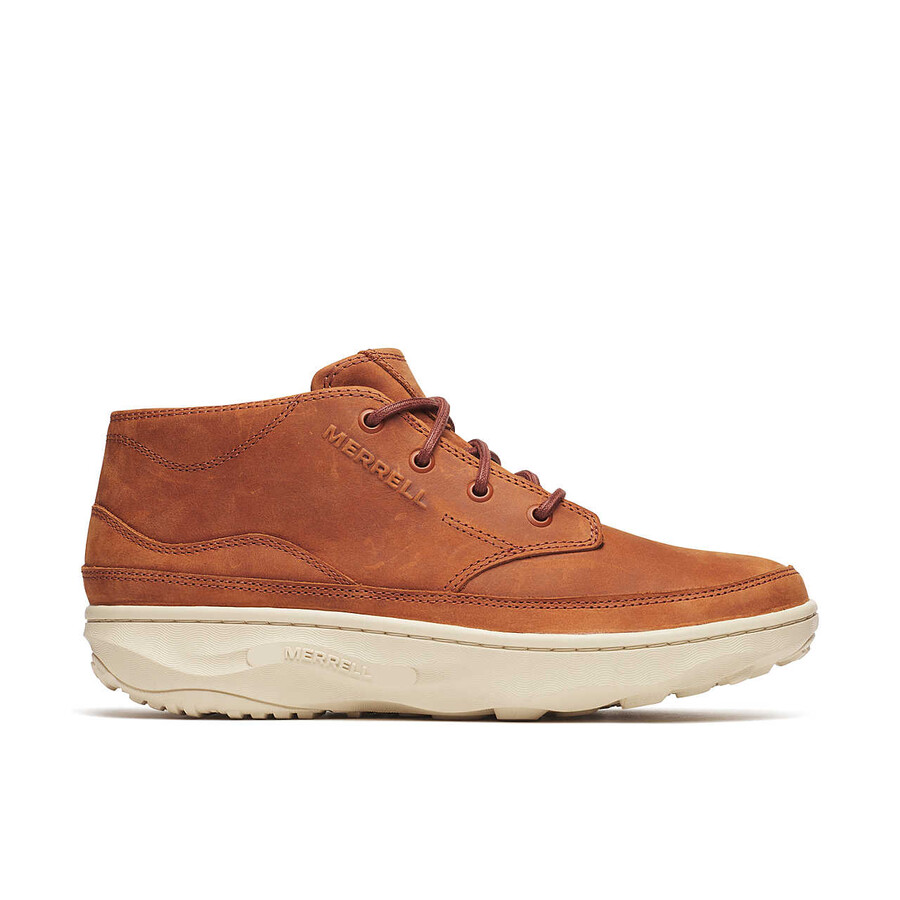 men silvo chukka casual boots cognac