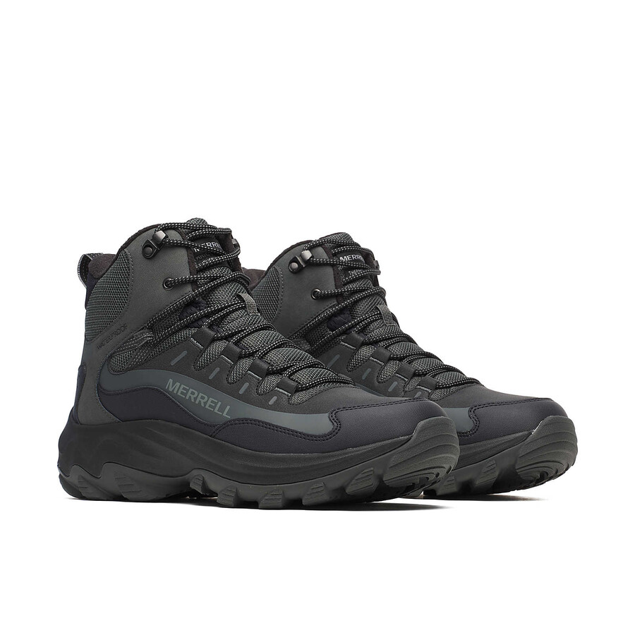 men thermo chill 2 mid waterproof winter hiking boots black