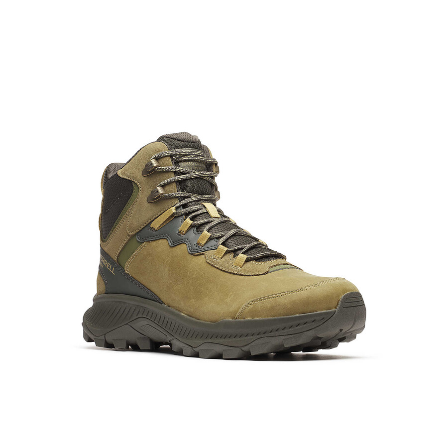 men speed strike 2 leather thermo mid waterproof winter hiking boots drab