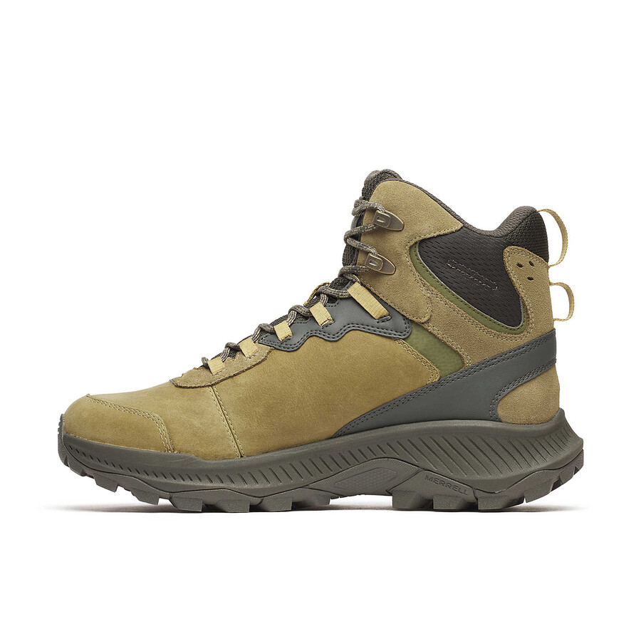 men speed strike 2 leather thermo mid waterproof winter hiking boots drab