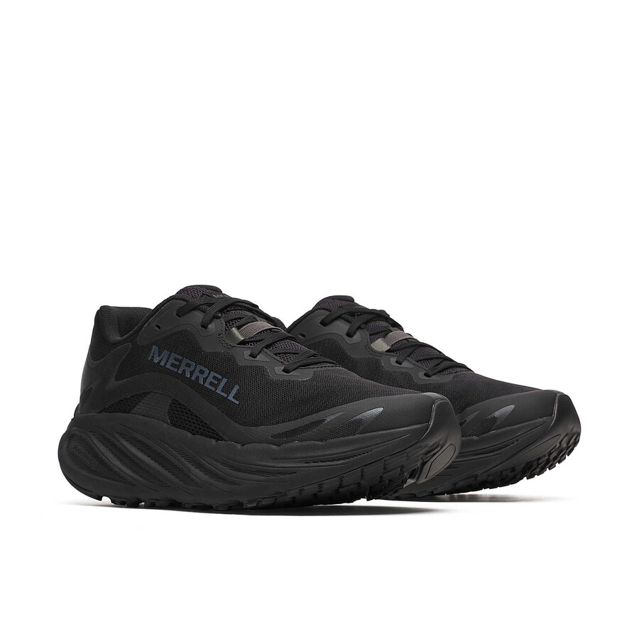 men promorph trail running sneakers black