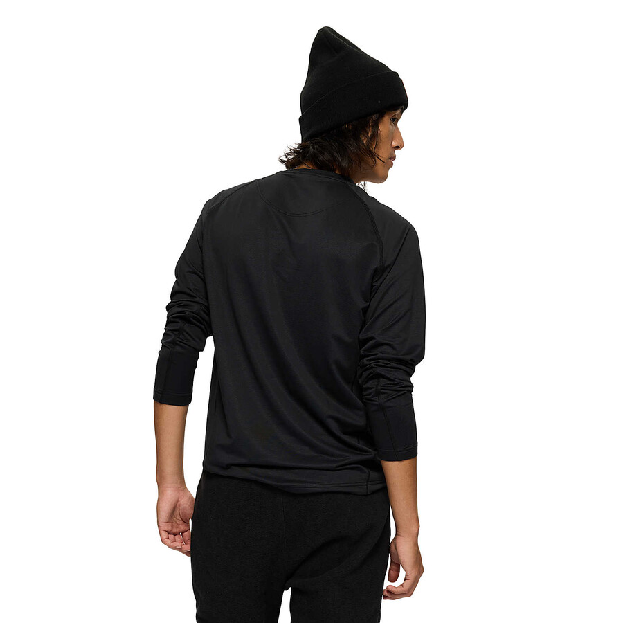 men - tech long sleeve tee - long sleeves black