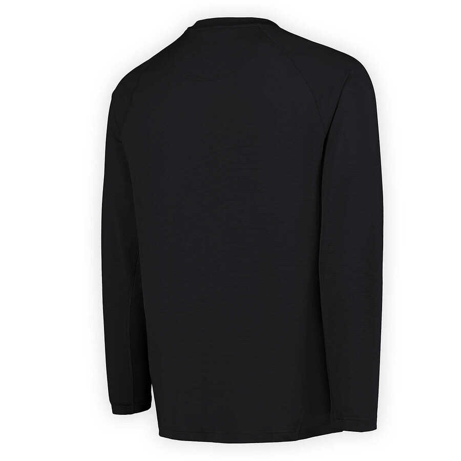 men - tech long sleeve tee - long sleeves black