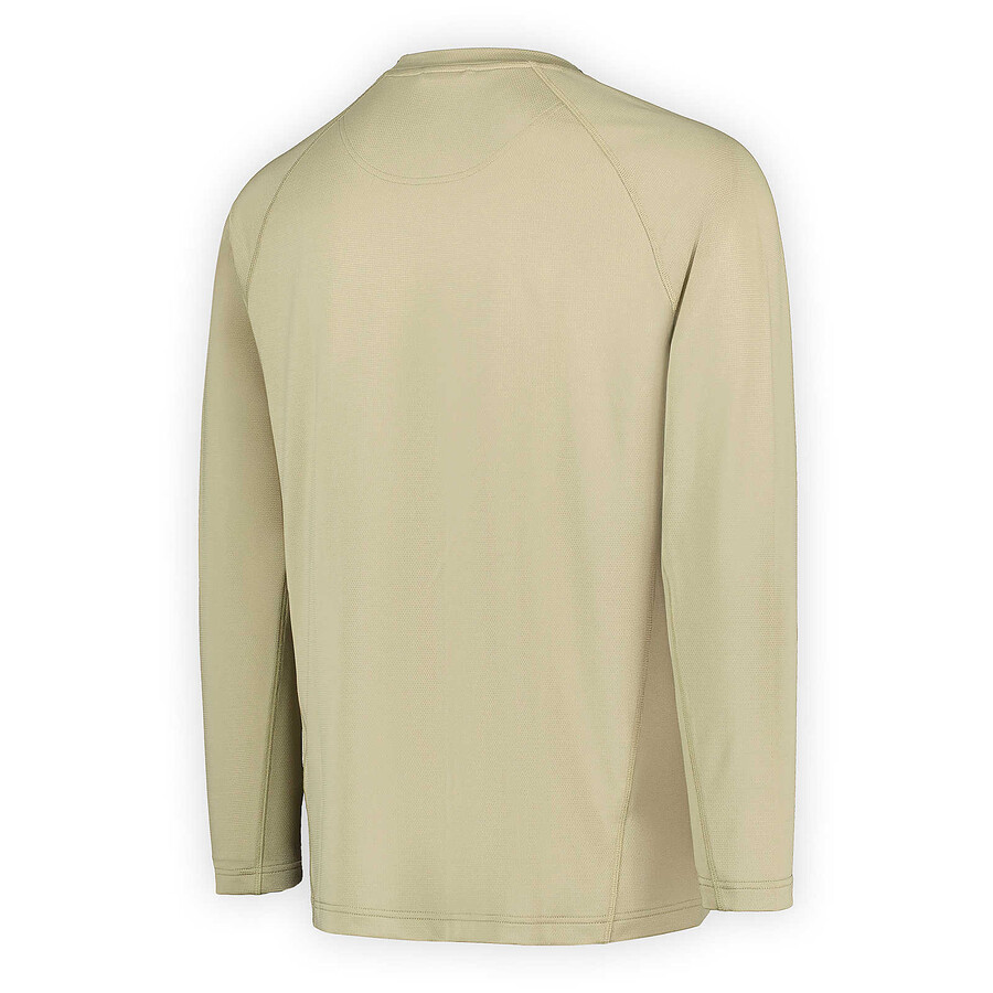 men - tech long sleeve tee - long sleeves talc