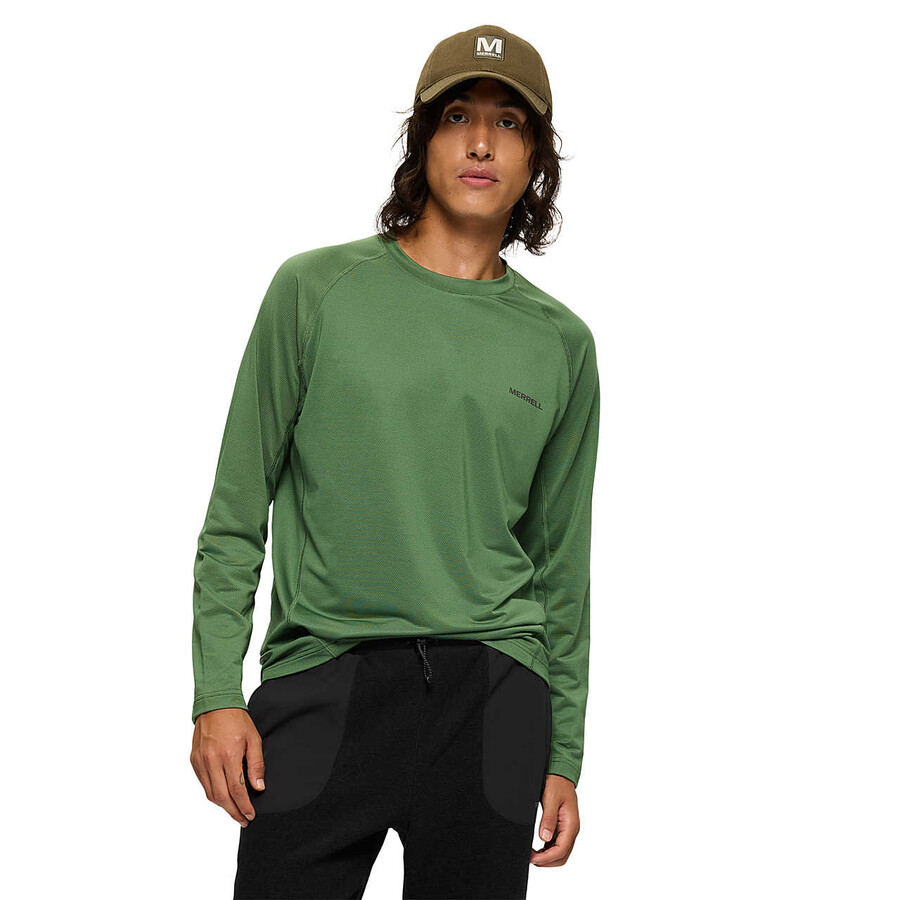 men - tech long sleeve tee - long sleeves garden