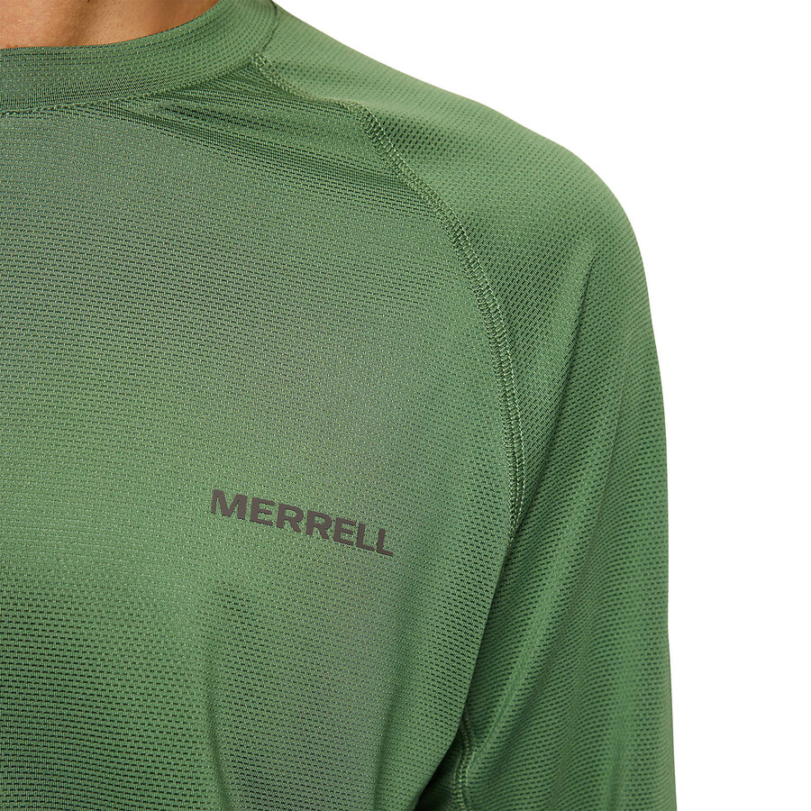 men - tech long sleeve tee - long sleeves garden