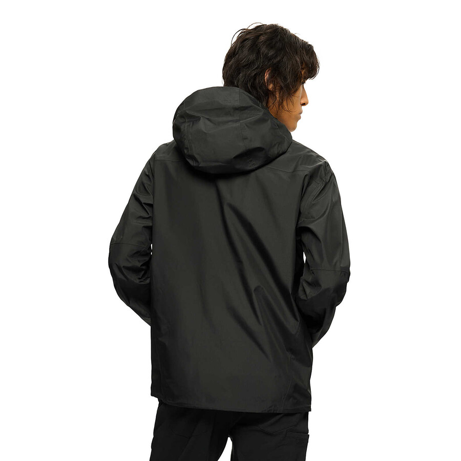 men - rain shell jacket black