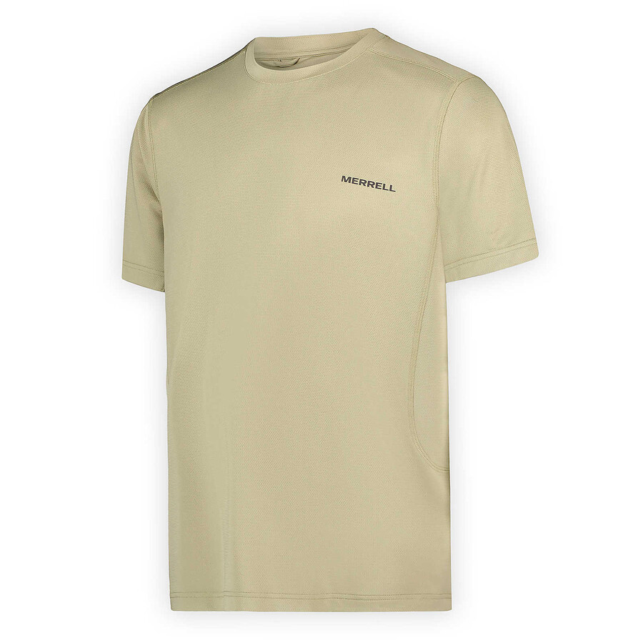 men - tech short sleeve tee - short sleeves talc