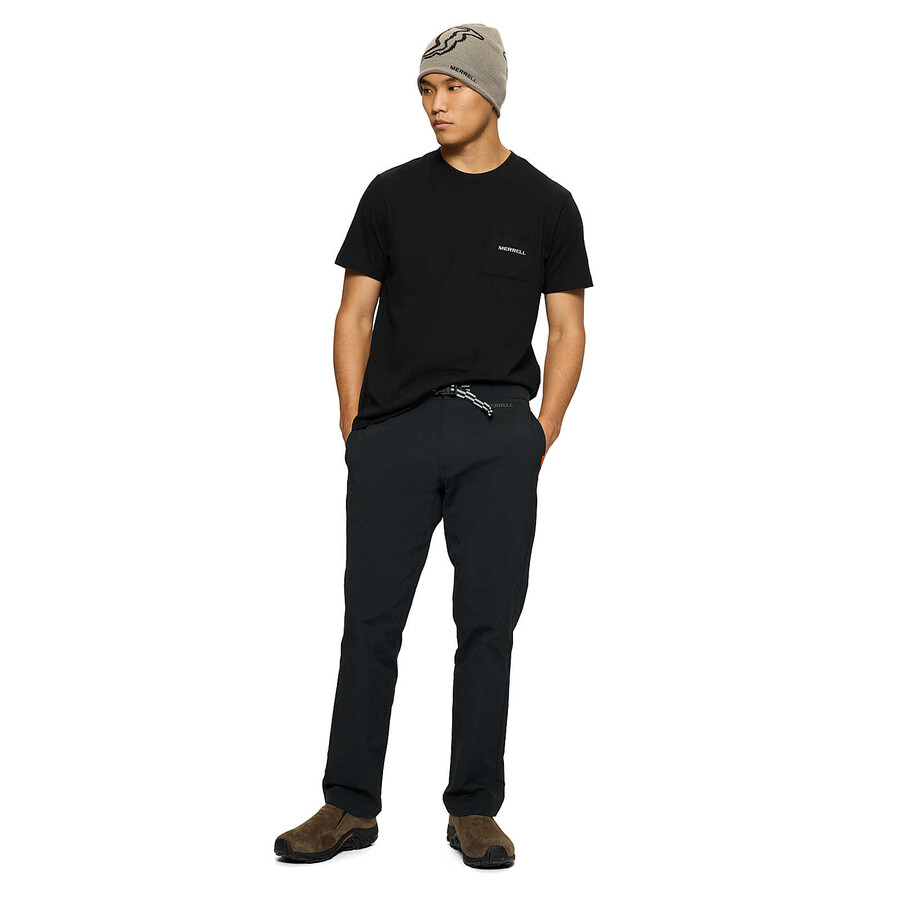 men - relaxed pocket short sleeve tee - short sleeves black