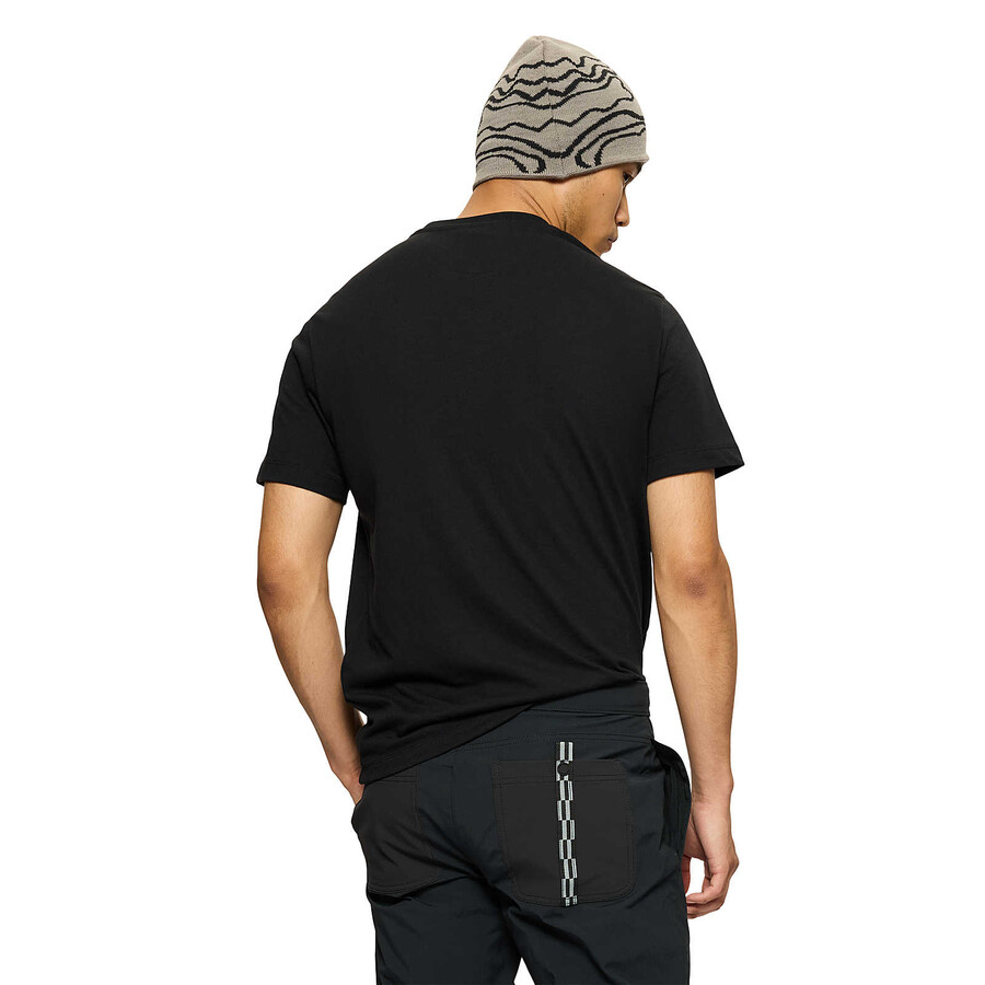men - relaxed pocket short sleeve tee - short sleeves black