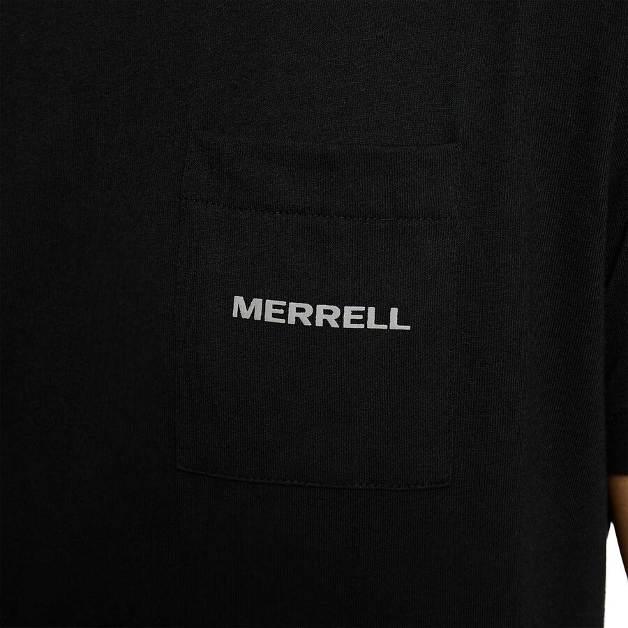 men - relaxed pocket short sleeve tee - short sleeves black