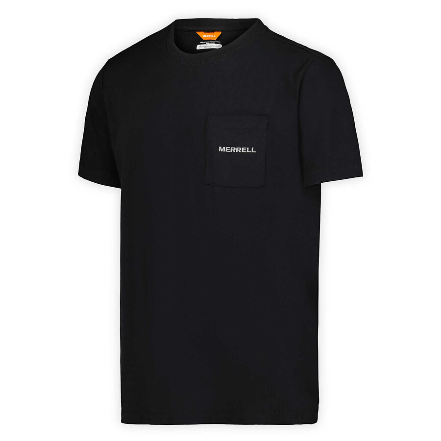 men - relaxed pocket short sleeve tee - short sleeves black