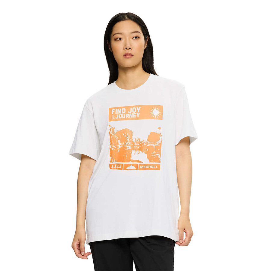 find joy graphic tee - short sleeves white