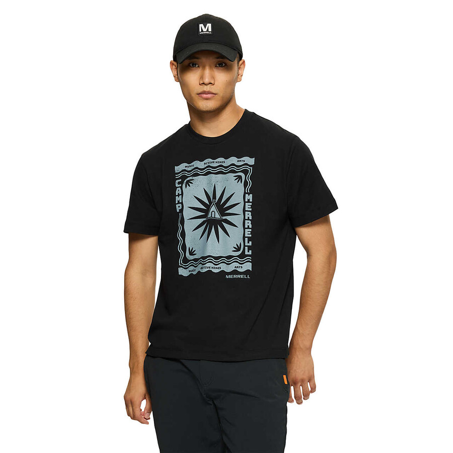 camp merrell graphic tee - short sleeves black