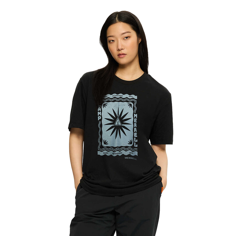 camp merrell graphic tee - short sleeves black