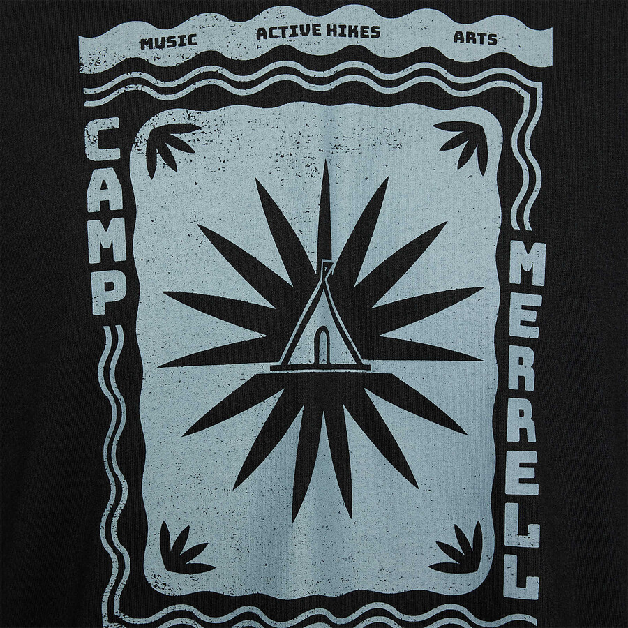 camp merrell graphic tee - short sleeves black