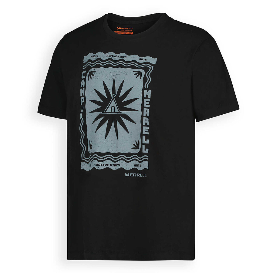 camp merrell graphic tee - short sleeves black