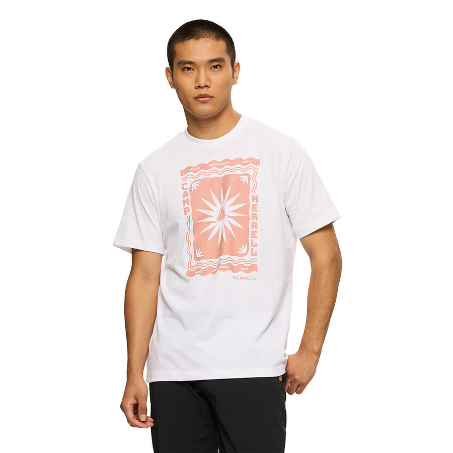 camp merrell graphic tee - short sleeves white