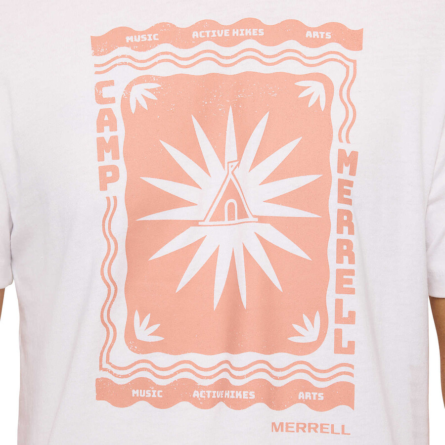 camp merrell graphic tee - short sleeves white