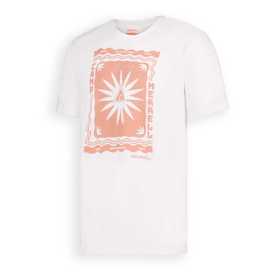 camp merrell graphic tee - short sleeves white