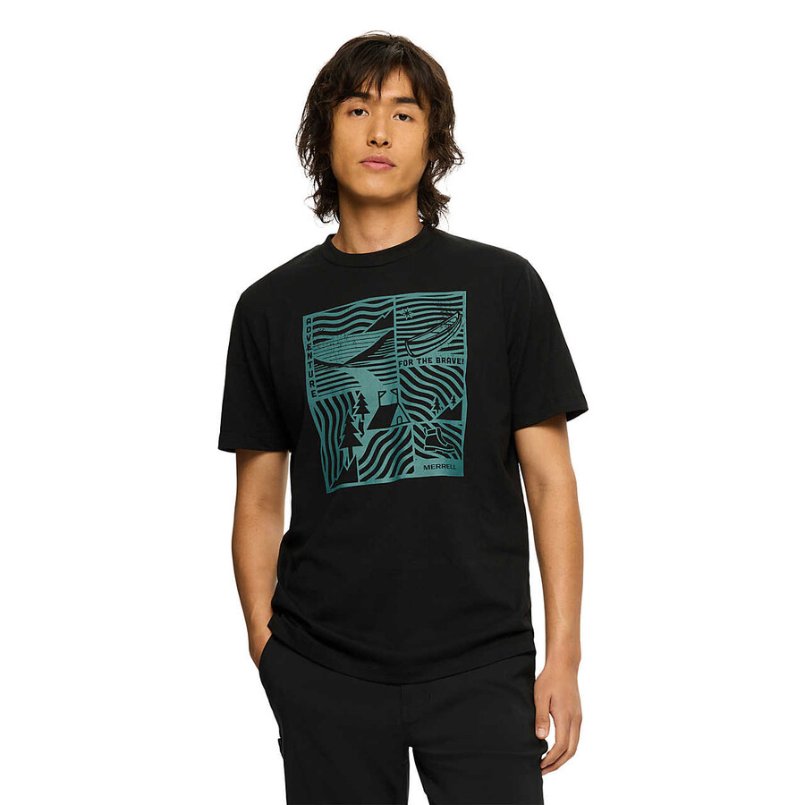 adventure graphic tee - short sleeves black