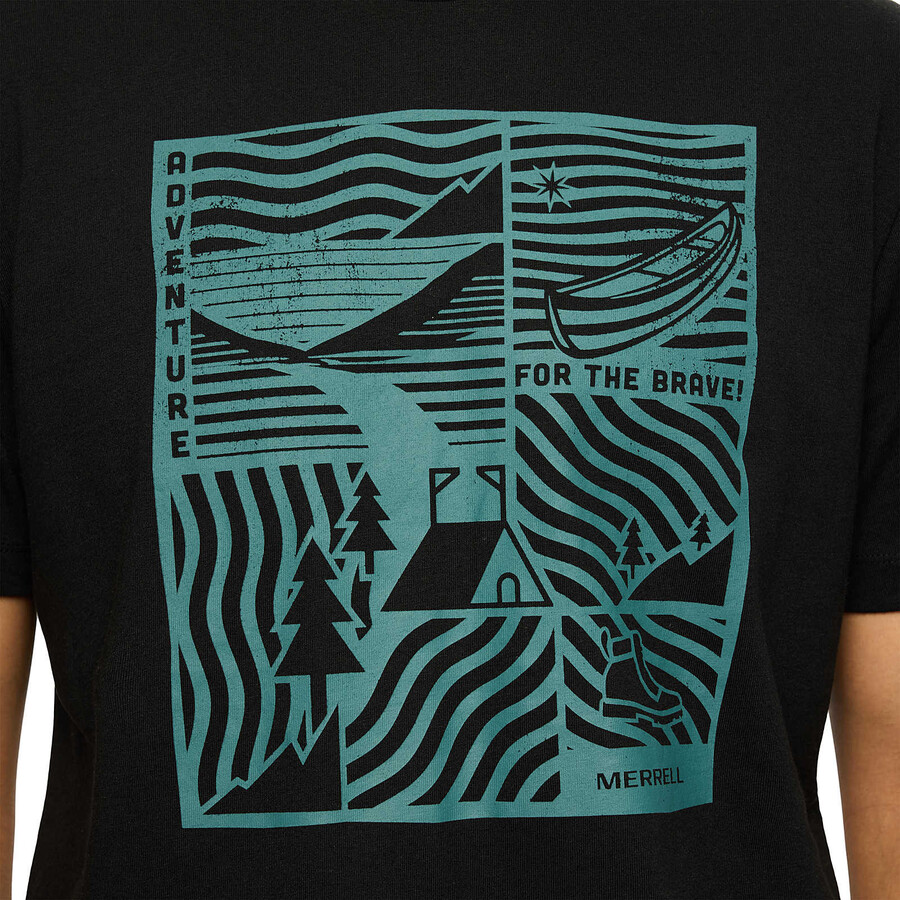 adventure graphic tee - short sleeves black