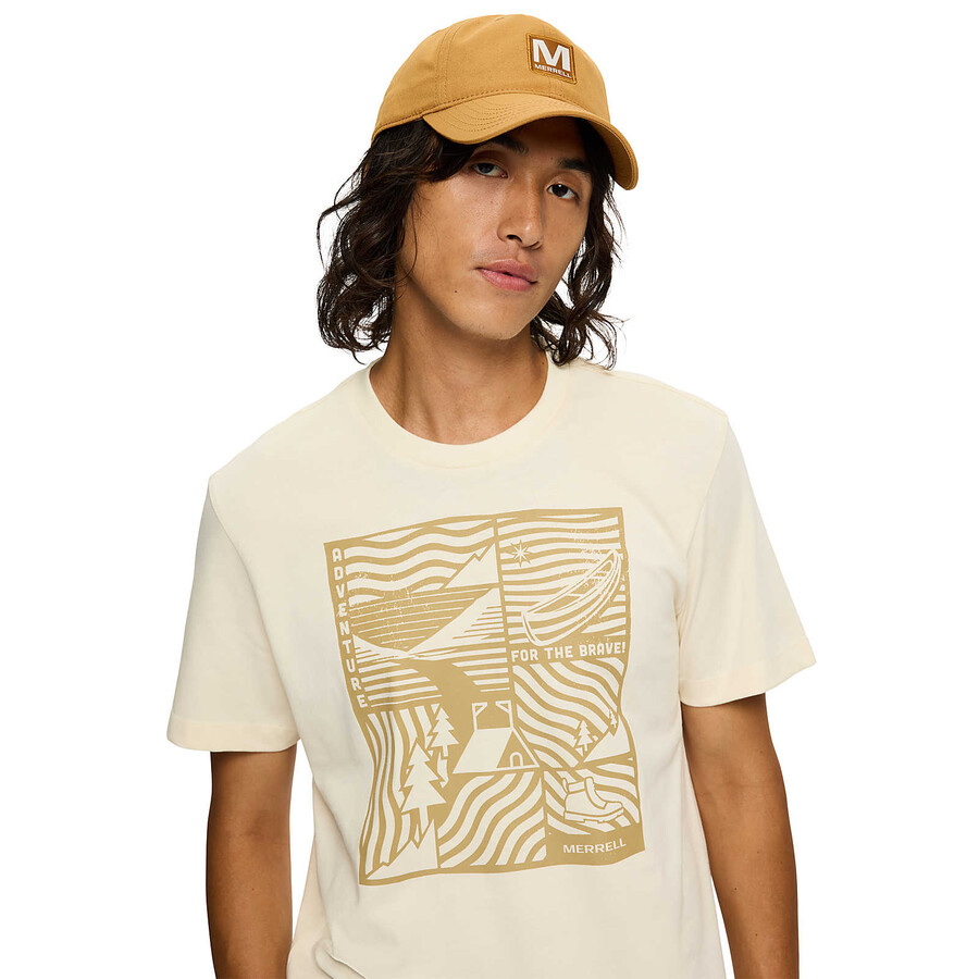 adventure graphic tee - short sleeves chalk
