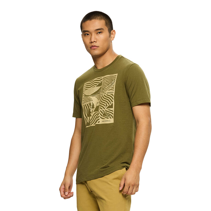 adventure graphic tee - short sleeves olive